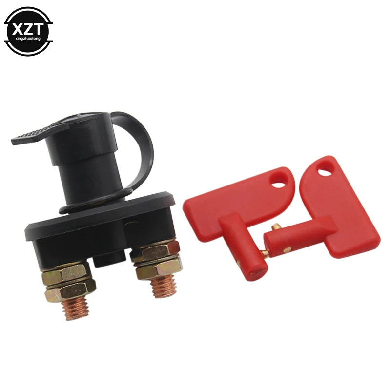 Interrupteur de déconnexion de batterie de voiture, de bateau, de haute qualité, isolant de puissance, interrupteur de coupure + 2 clés amovibles pour voiture de quad Marine