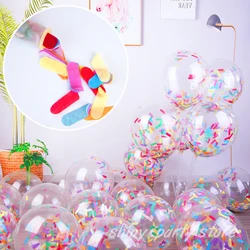 10/20pcs 12inch Confetti Balloons Ice Cream Mixed Color Balloon Children's Festival Birthday Party Wedding Christmas Decoration