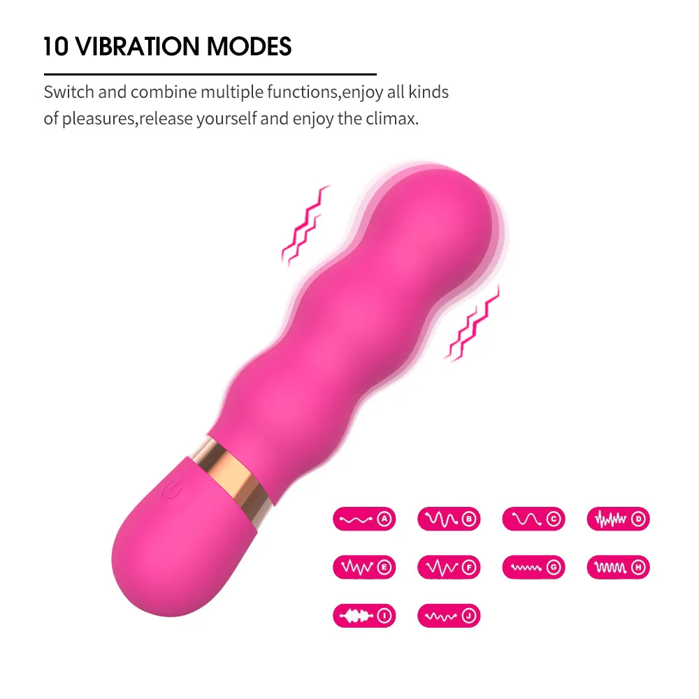 G Spot Vagina massaggio a vibrazione giocattoli del sesso per le donne vibratore stimolatore del clitoride Dildo Plug anale Butt masturbatori erotici per adulti