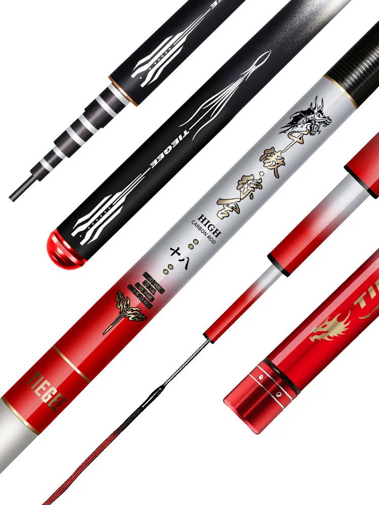 

High Carbon Carp Fishing Rod 28 Tone Ultra-Light Superhard Carp Pole 3.6M-7.2M Taiwan Fishing Rod Factory Direct