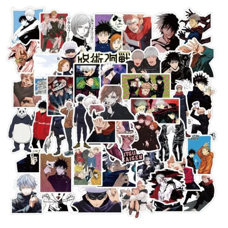 10/30/50Pcs Anime Conjuration Terug Battle Cartoon Graffiti Jongen Speelgoed Laptop Mobiele Skateboard Gitaar Decoratie Stickers gift