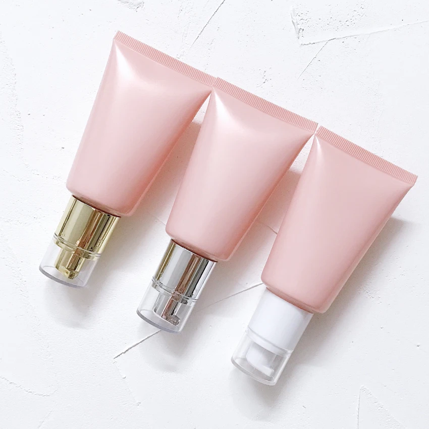 

10/30/50pcs 60g 60ml Cosmetic Soft Tubes Pearl Pink Cream/Lotion Bottle Cleansing Face/Facial Cream Containers Refillable Tubes