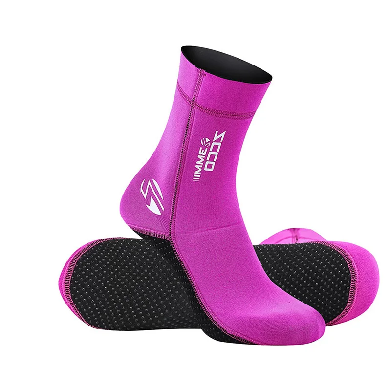 ZCCO 3mm Neoprene Diving socks super-elastic non-slip diving fins Adult children Scuba Spearfishing Snorkeling Swimming socks