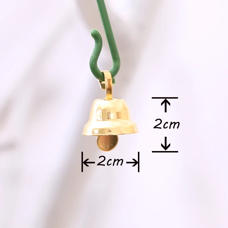 (10pcs) Small Mini Jingle Bells Set Gold Silver Pet Hanging Ornaments for Wedding Christmas Crafts Metal Decoration Accessories