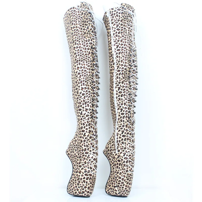 

7.09in High Height Women's Sexy Party Boots Hoof Heels Over-the-Knee-High Boots US Size 6-14 No.MT1828