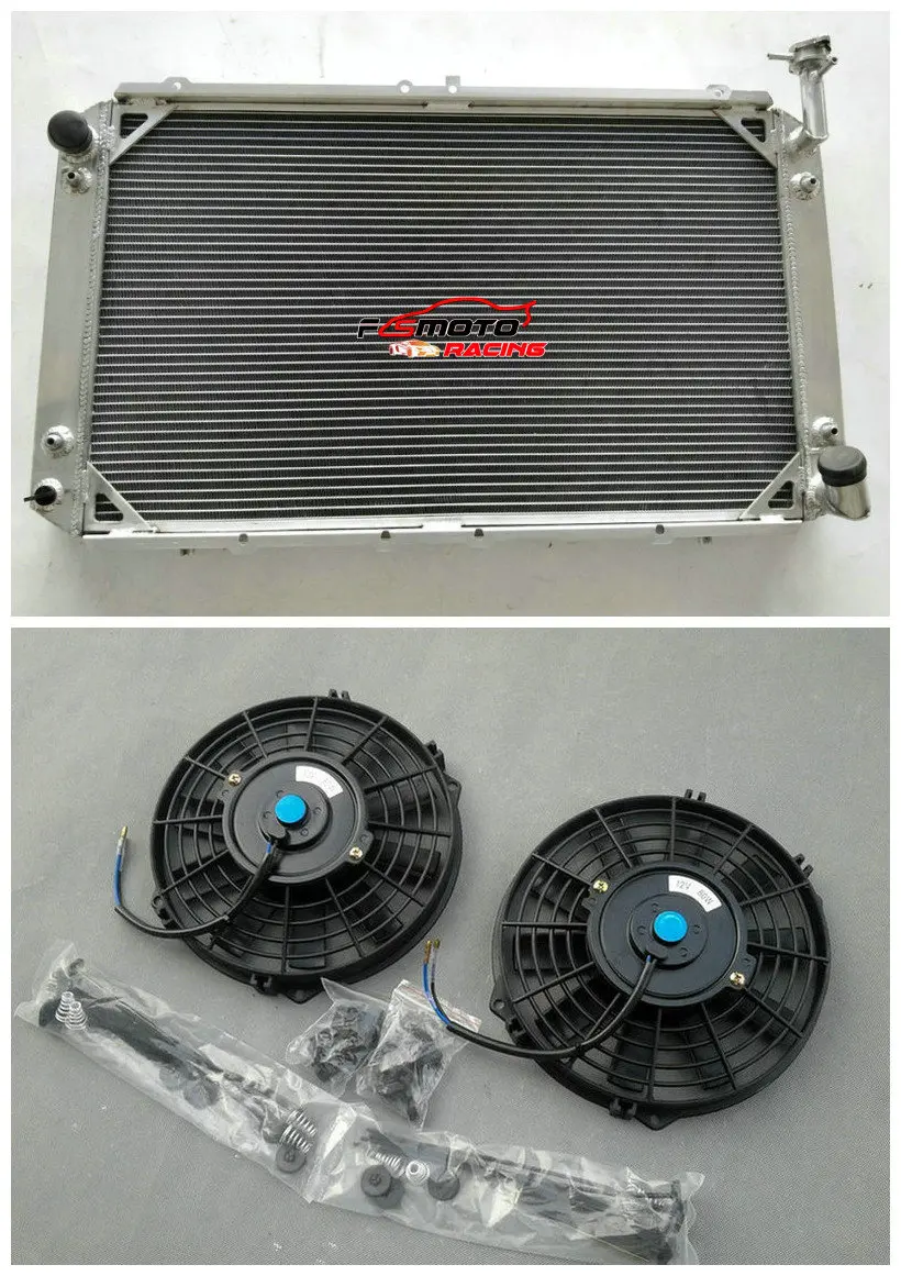 Aluminum Radiator Racing for Nissan Patrol Safari GQ Ford Maverick DA Y60 4.2L TB42S TB42E petrol AT/MT 1987 1988