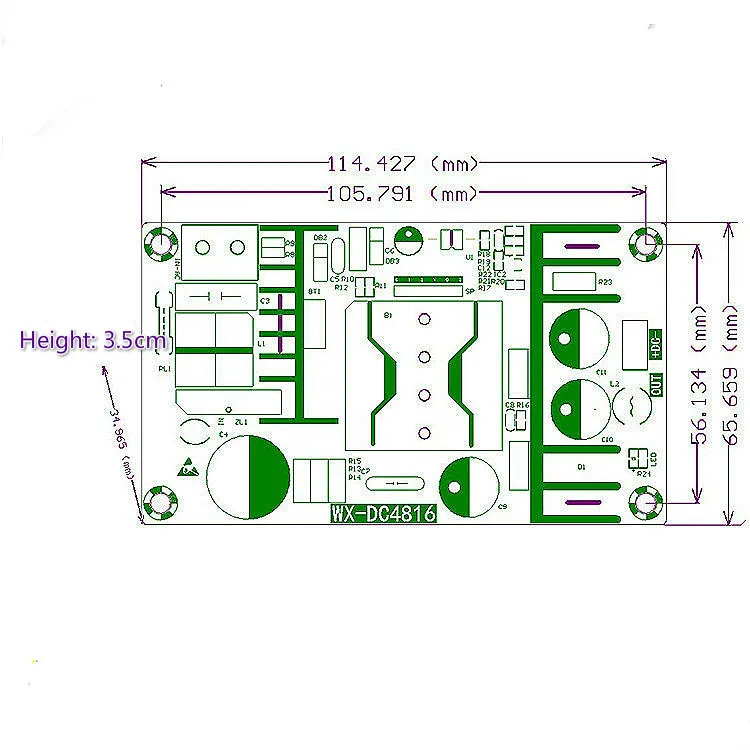 Upgraded 48V 4A High Power Switching Power Supply Board 48V 200W Isolated Power Supply AC-DC Power Supply Module Switch Board