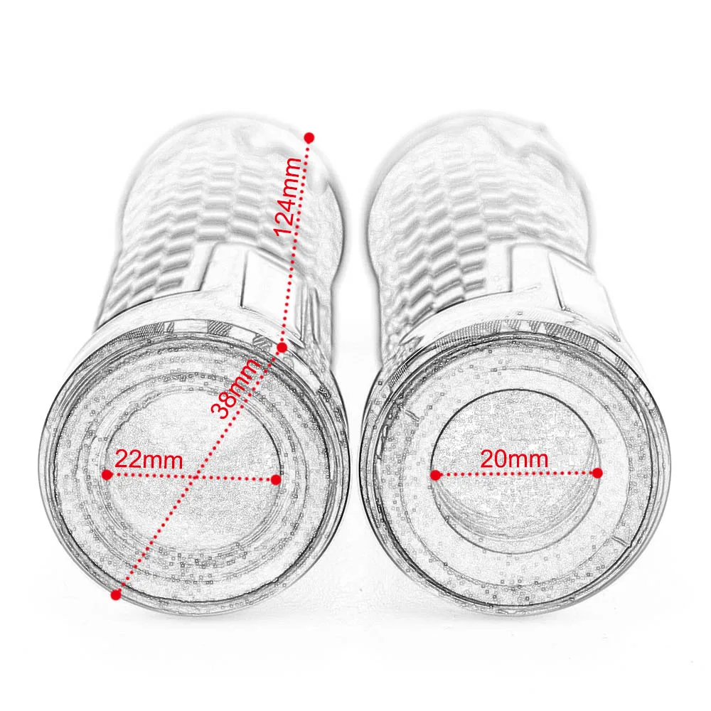 Motorcycle 22mm Handlebar Grips Rubber Plastic Carbon Hand Grips for KTM DUKE 125 250 150 390 200 690 790 Handgrips Accessories