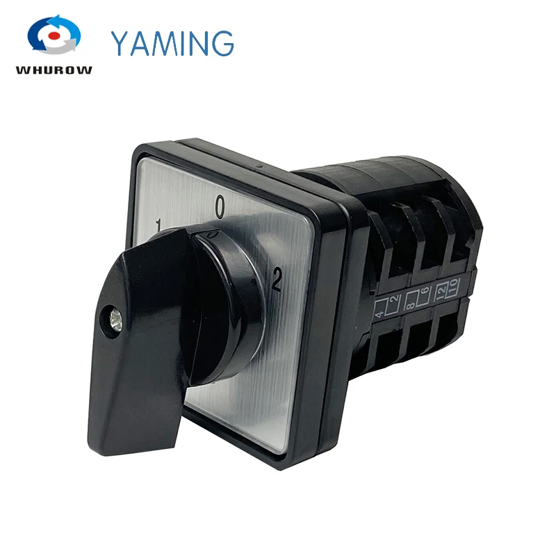 LW8-10/3 Manual Changeover Switches Rotary Cam Switch Voltage 380V 3 Position 3 Poles 10A Sliver Contact Select 10amp