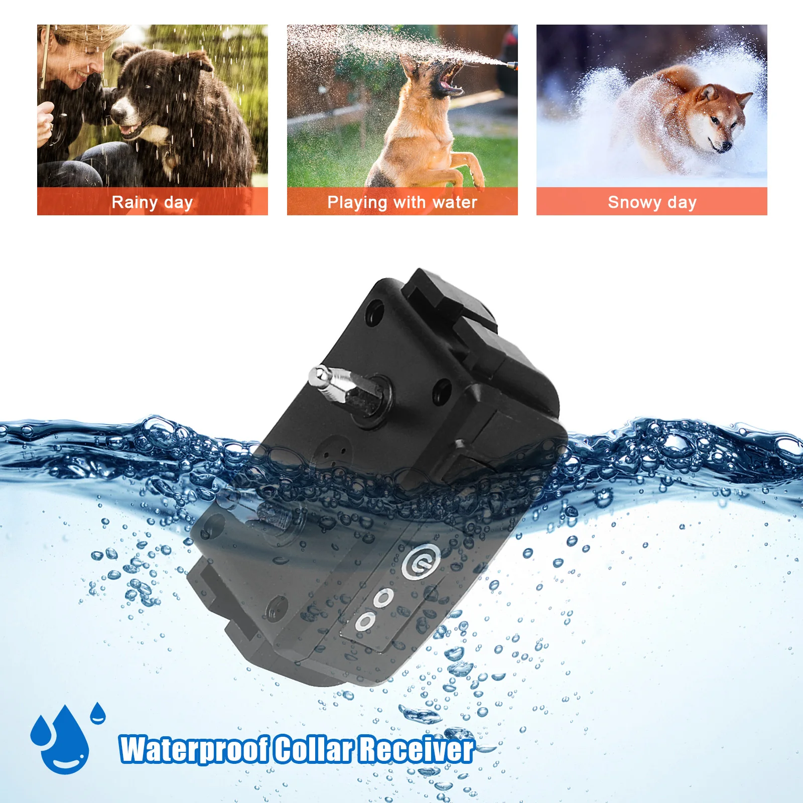 Pet Dog Electric Fence TP16 5625 Square Meters Waterproof Rechargeable Dog Training Electric shock Dogs Collar Dog accessories