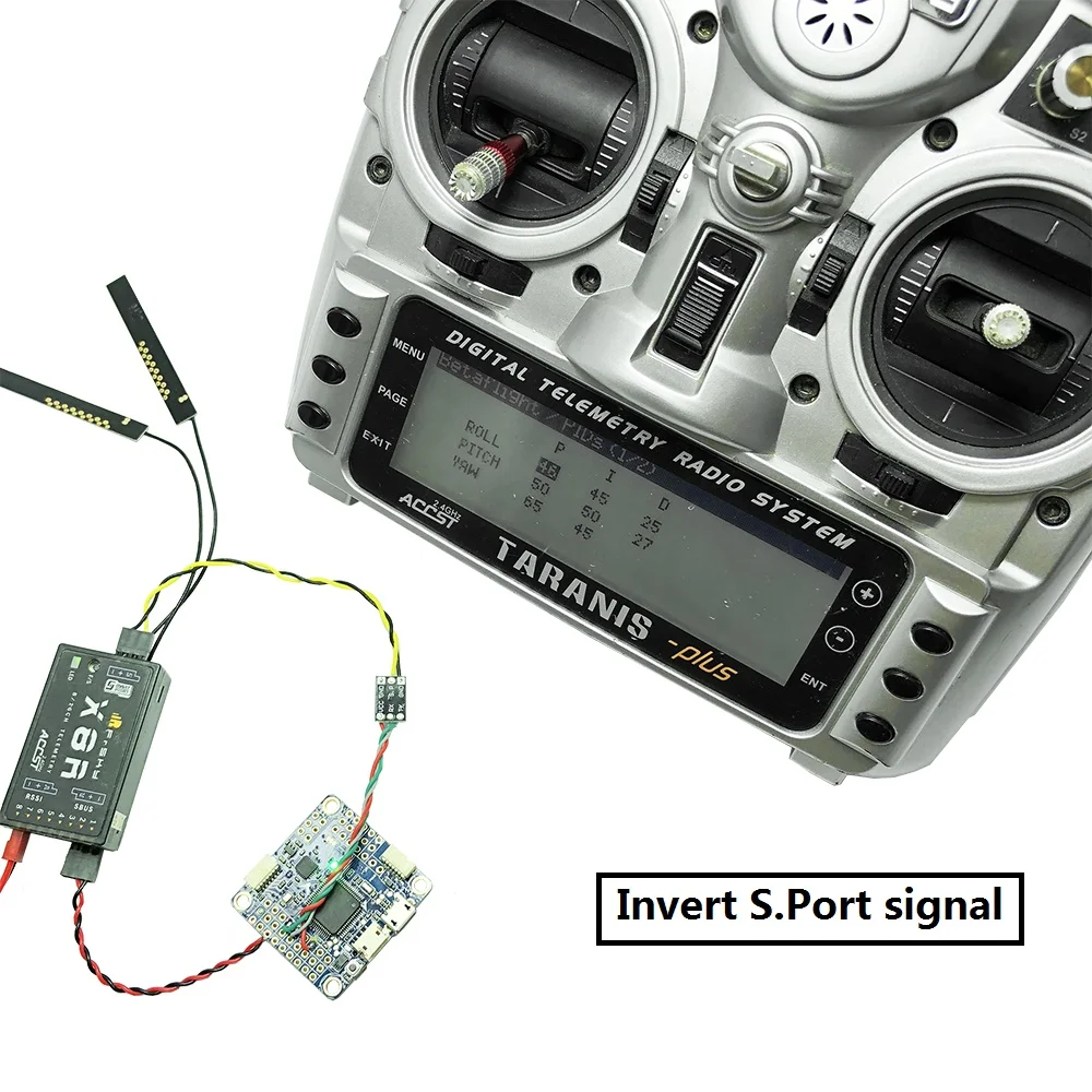 Frsky S.Port / F.Port Signal Inverter Board for F4 Flight Controller to X8R/X4RSB/XSR/XSR-M/R9/R9 Slim/R9 mini Receiver