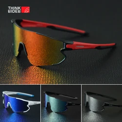 ThinkRider Cycling Photochromic Glasses Sunglasses Mtb Polarized  Sports Goggles Bicycle Mountain Bike Glasses Men's Women