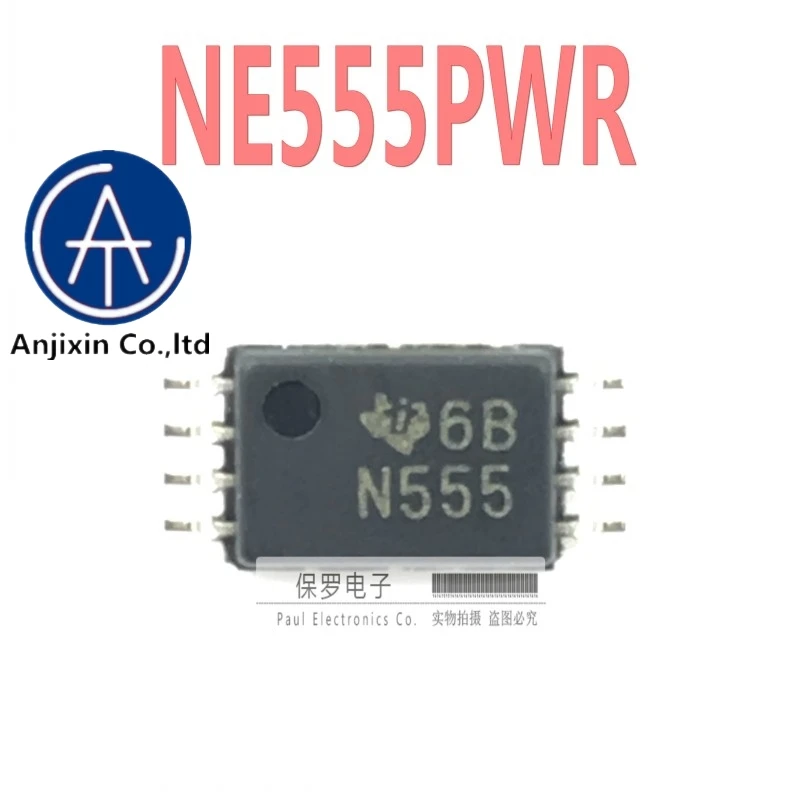 10pcs 100% orginal new programmable timer NE555PWR silk screen N555 TSSOP8 real stock