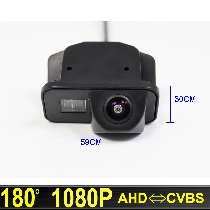 

HD AHD 1080P 180 Deg Fisheye Lens Car Rear View Reverse Camera For Toyota Corolla Auris Avensis T25 T27 Vehicle Android Monitor