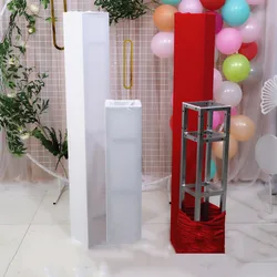 1 Meters Stretch Cloth Truss Cover Wedding Stage Road Leads Props Event Background Metal Frame Decoration Truss Fabric Sleeve