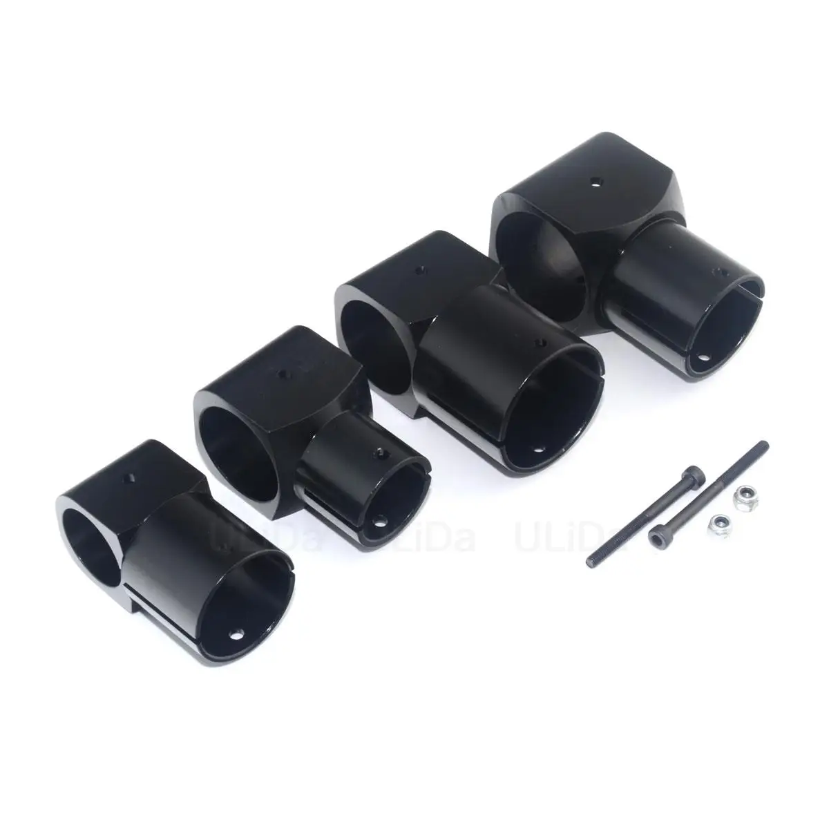 2PCS Metal Tee Joint Series  16 20 25 30mm Tripod Tee Three-way Carbon Tube Fixed Seat Connector Mount for UAV Drone