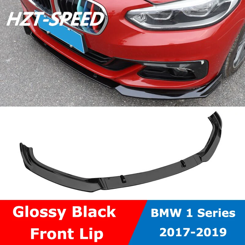 Carbon Fiber 3 PCS Sport Front Shovel Lip Small Body Kit For BMW 1 Series 118i 120i 125iM Sedan Modification 2017 2018 2019