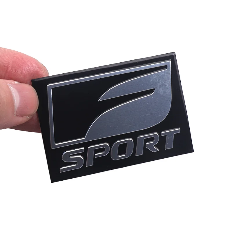 Car Styling 3D F Sport Badge Sticker Tail Trunk Body Fender Decor Decal for Lexus CT200h ES LS IS GS LC RC GC RX UX NX LX GX