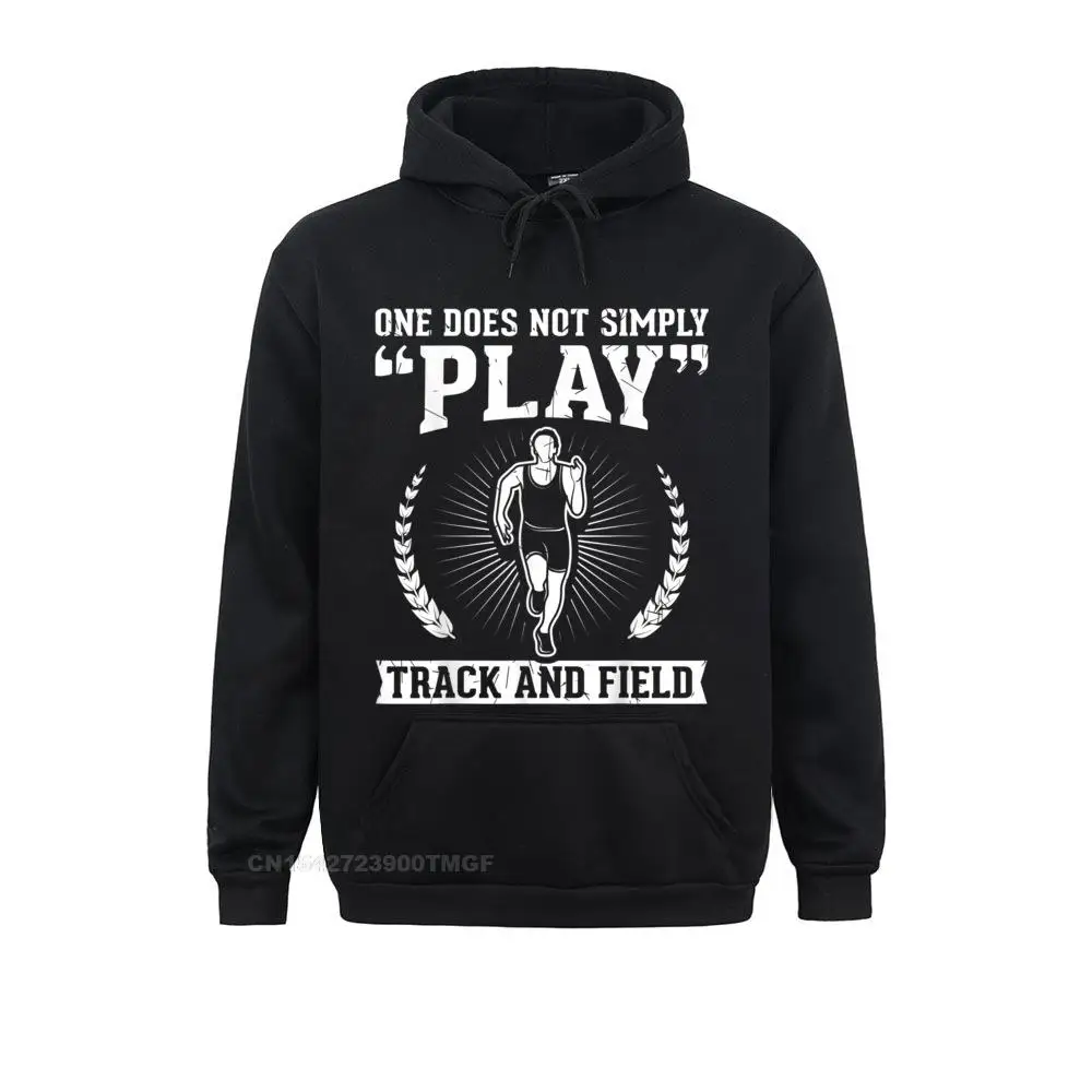 Funny Design One Does Not Simply Play Track and Field Oversized Hoodie Hoodies Coupons Unique Men Sweatshirts Clothes