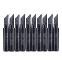 10PCS/Lot Lead Free Black Metal Soldering Iron Tips 900M-T-K For Hakko Rework Soldering Station Tool Set