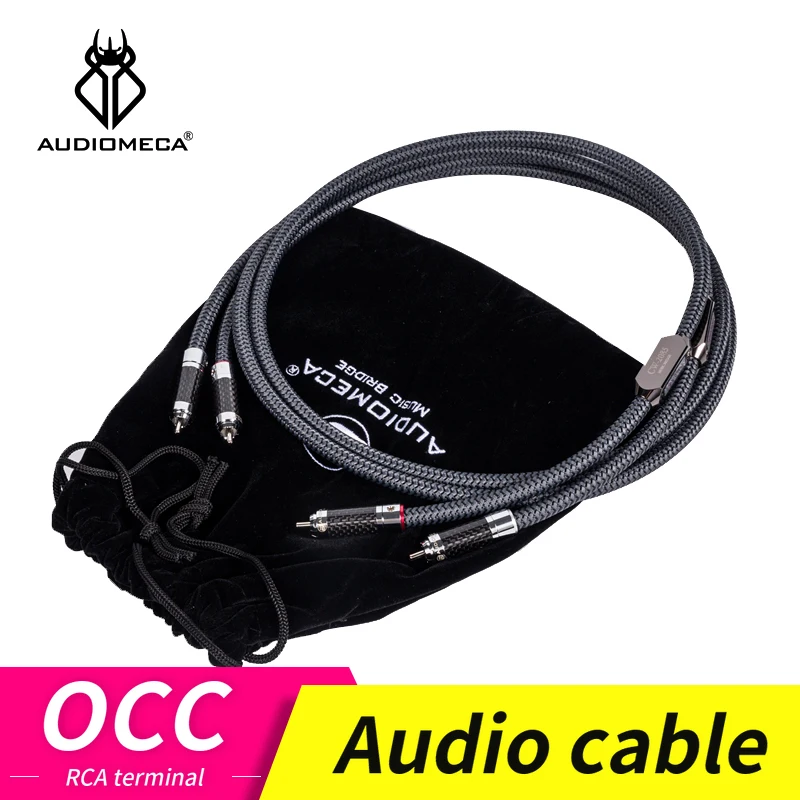 Audiomeca Occ hifi audio cable rca-rca audio connection cable CD power amplifier hifi audio cable 1 pair