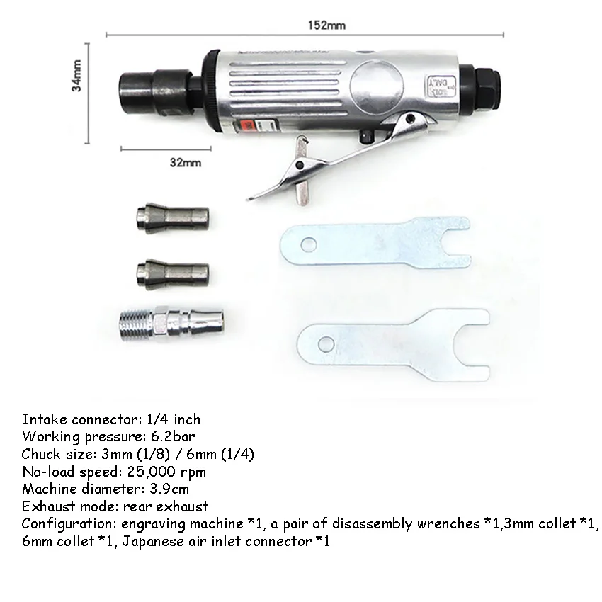 Pneumatic Grinding Polisher and Die Grinder, Air Die Grinder, Grinding Mill, Engraving Tool, Polishing Machine, Pneumatic Tools