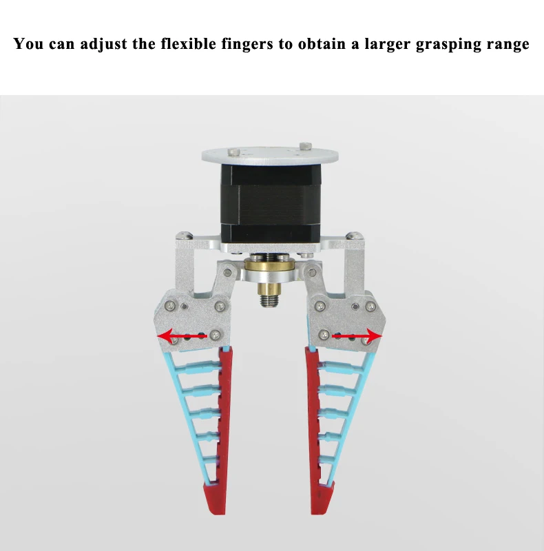 Morsetto per artiglio elettrico pneumatico con pinza per robotica con artiglio meccanico da 2 kg PayLoad Morsetto per artiglio elettrico antiscivolo