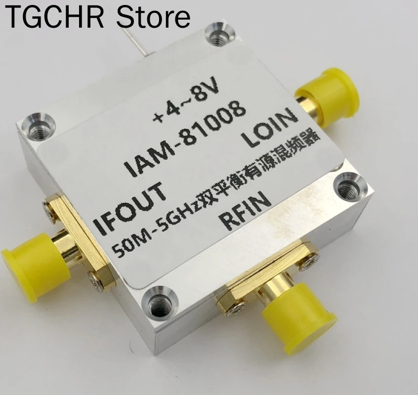 

Iam81008 Active Double Balanced Mixer 8dB Mixing Gain 50mhz-5ghz Broadband + 5V Power Supply