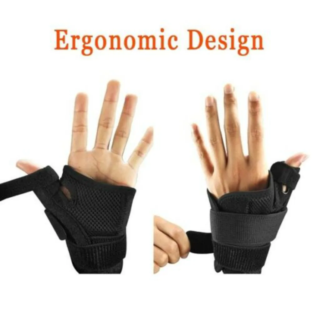 

1pc Thumb Support Brace Ergonomic Design Protector Tendon Sheath Injury Recovery Thumb Brace Splint Finger Sprain Retainer Band