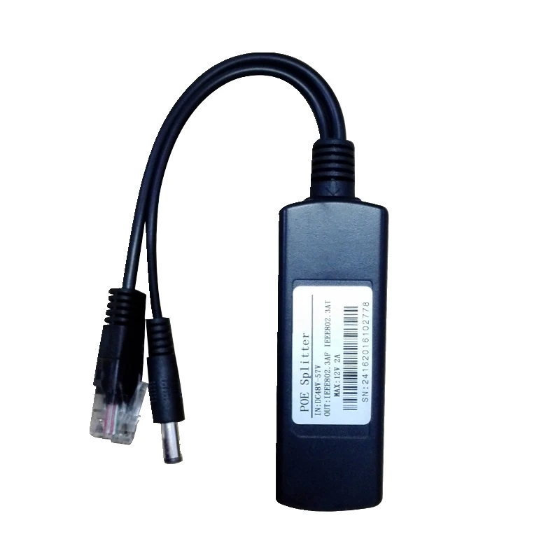 Modulo di alimentazione splitter POE standard 48V 52V a 5V 9V 12V 18V 24V Gigabit POE Splitter