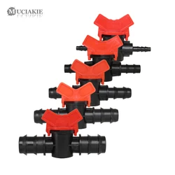 5pcs 5Kinds of Size Garden Equal Water Connector Switch Valve Hose Tubing Coupling Adaptor Garden Irrigation Tool Accessories