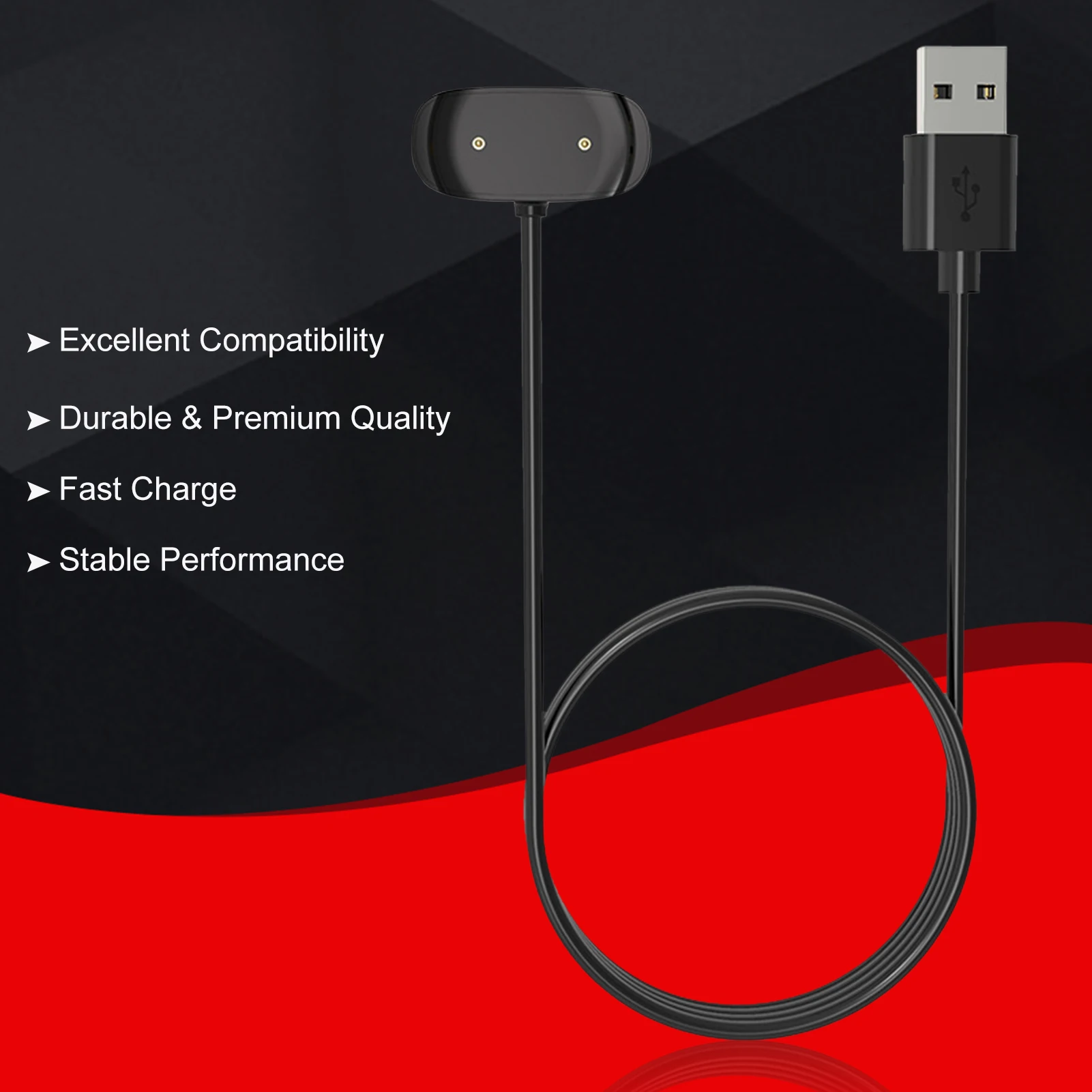 Sạc 1M Dây Cáp Sạc USB Cho Xiaomi Huami Amazfit T-Rex Pro Đồng Hồ Thông Minh Sạc Kiêm Giá Đỡ Đồng Hồ Thông Minh Smartwatch Nhanh dòng Sạc 2021