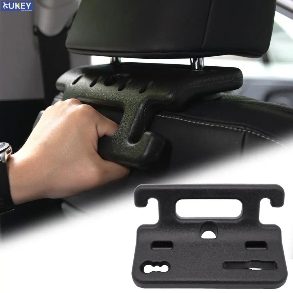 CAR ASSIST HEADREST HANDLES Handrail Grip GRAB HANDLE Back Seat Organiser Hanger Safety Hook For JEEP Trash Garbage Bin Bag