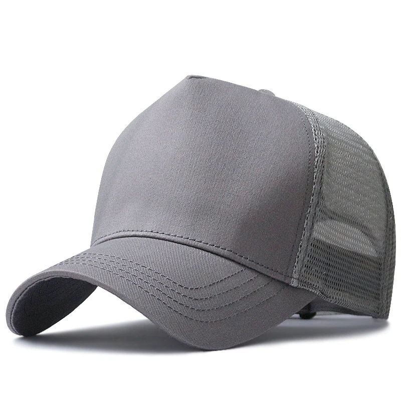 Big Head Man Large Size Mesh Baseball Hats Male Outdoors Plus Size Sport Caps Dad Oversize Trucker Cap 56-61cm 62-68cm