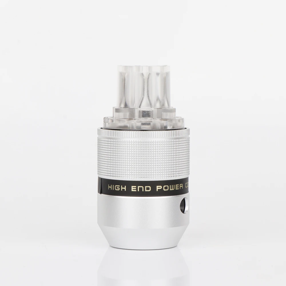 Preffair P083ETR جودة عالية الألومنيوم الروديوم مطلي Schuko قابس طاقة ذكر موصل + IEC أنثى التوصيل #3