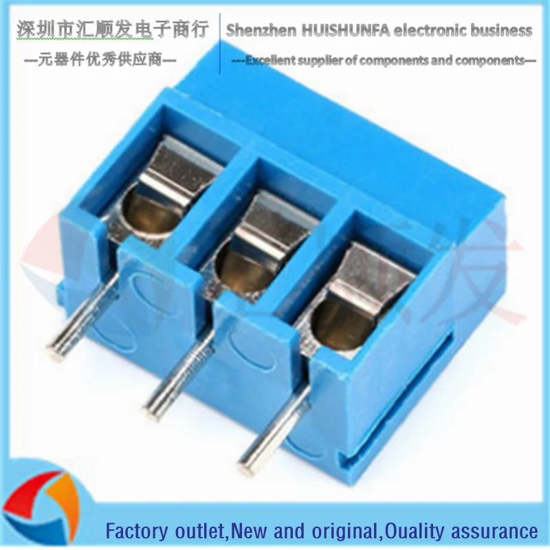 10PCS!!! KF300 KF301-5.0 screw PCB terminal spacing 5.0MM 5.08MM connector 2P 3P