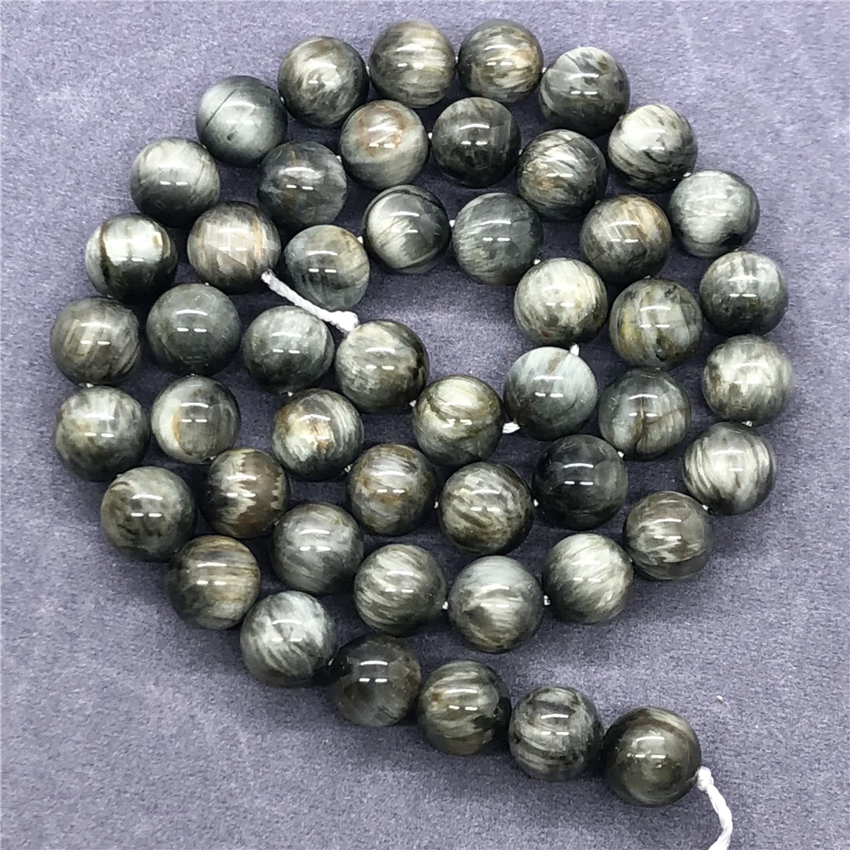 AAA Natural Eagle Eye Stone Beads 6-12mm Round Natural Loose Diy Bracelet Men