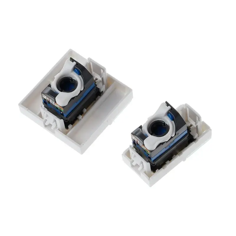 

2022 New CAT6 Network Module Information Socket RJ45 8P8C Connector Adapter Keystone Jack Standard Wall Plate