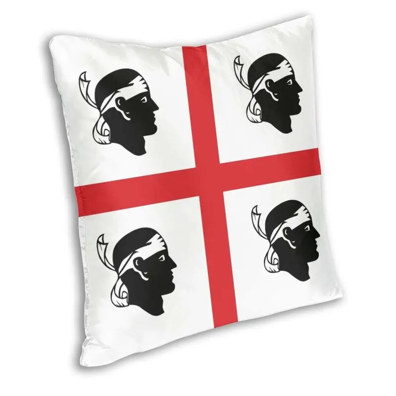 Personalized Flag Of Sardinia Pillow Case Home Decor 3D Double Side Print Italy Sardegna Four Moors Cushion Cover for Sofa