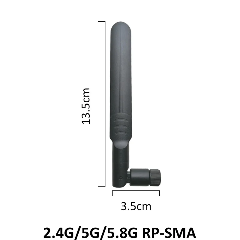 GWS 1 2PCS 2.4GHz 5.8Ghz Antenna 5dBi RP-SMA Male Connector Dual Band wifi Antena aerial SMA female wireless router IOT