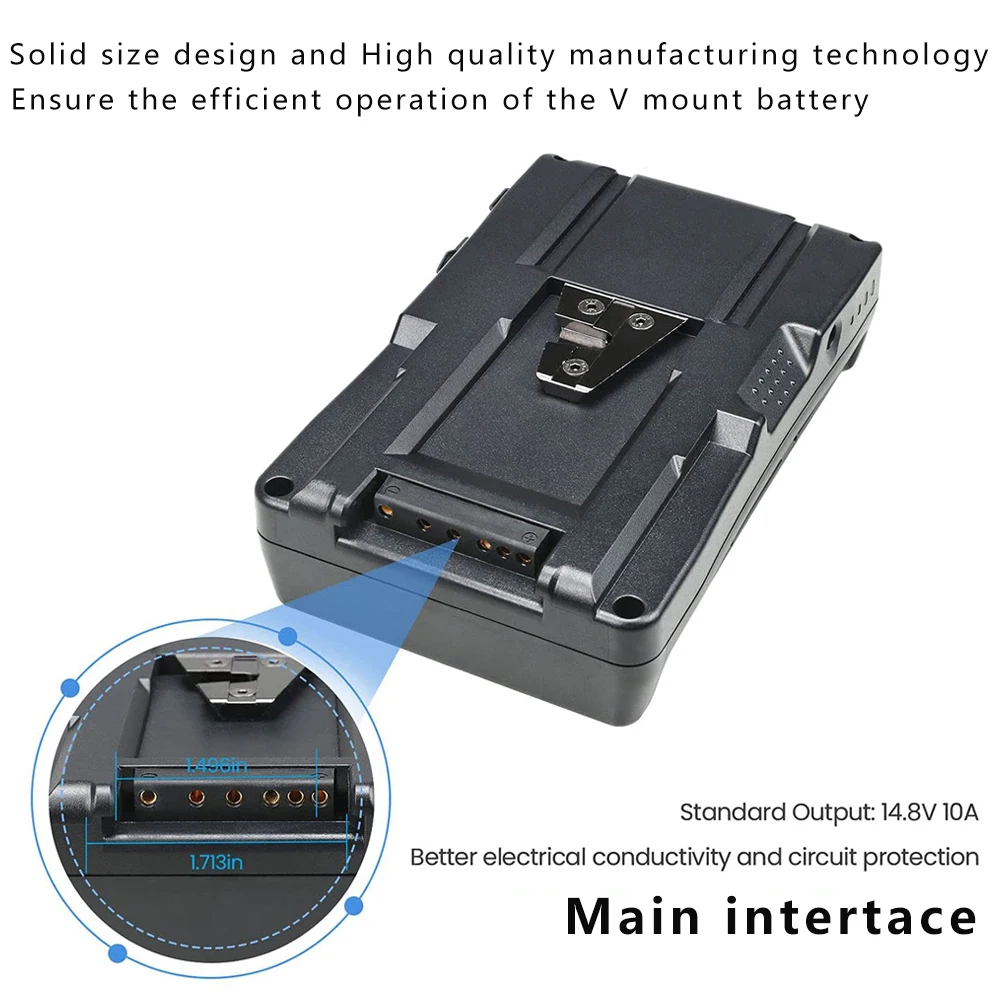 160Wh 14.8 فولت BP-160 BP-95 فولت جبل بطارية ليثيوم أيون الخامس قفل لسوني كاميرا BP بطارية LED التصوير ضوء كاميرا فيديو كاميرا