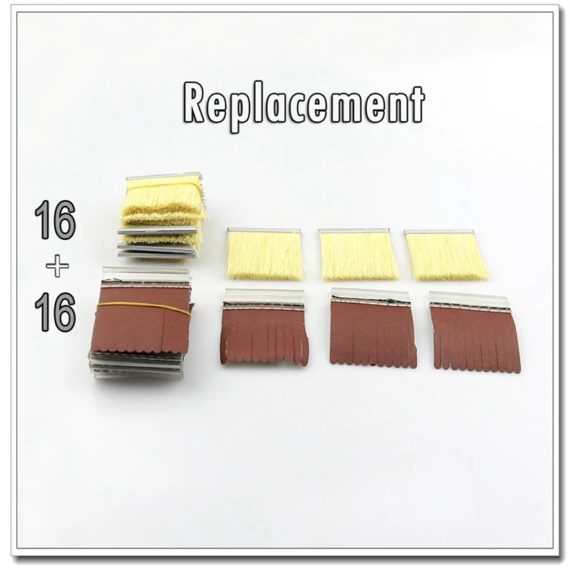 1 Stück 7" M16 Sisal & Schmirgelleinen-Polierscheibenbürste zum Schleifen von Holztüren – Detail 1