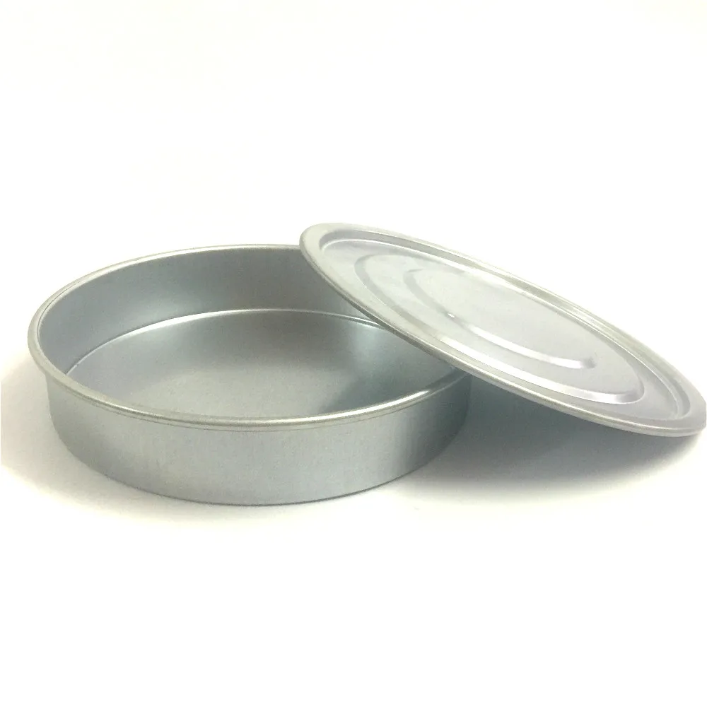 Cover And Tray For Test Sieve Diam. 40 cm Galvanized Lid And Bottom For Laboratory Sampling Inspection Pharmacopeia Sieve