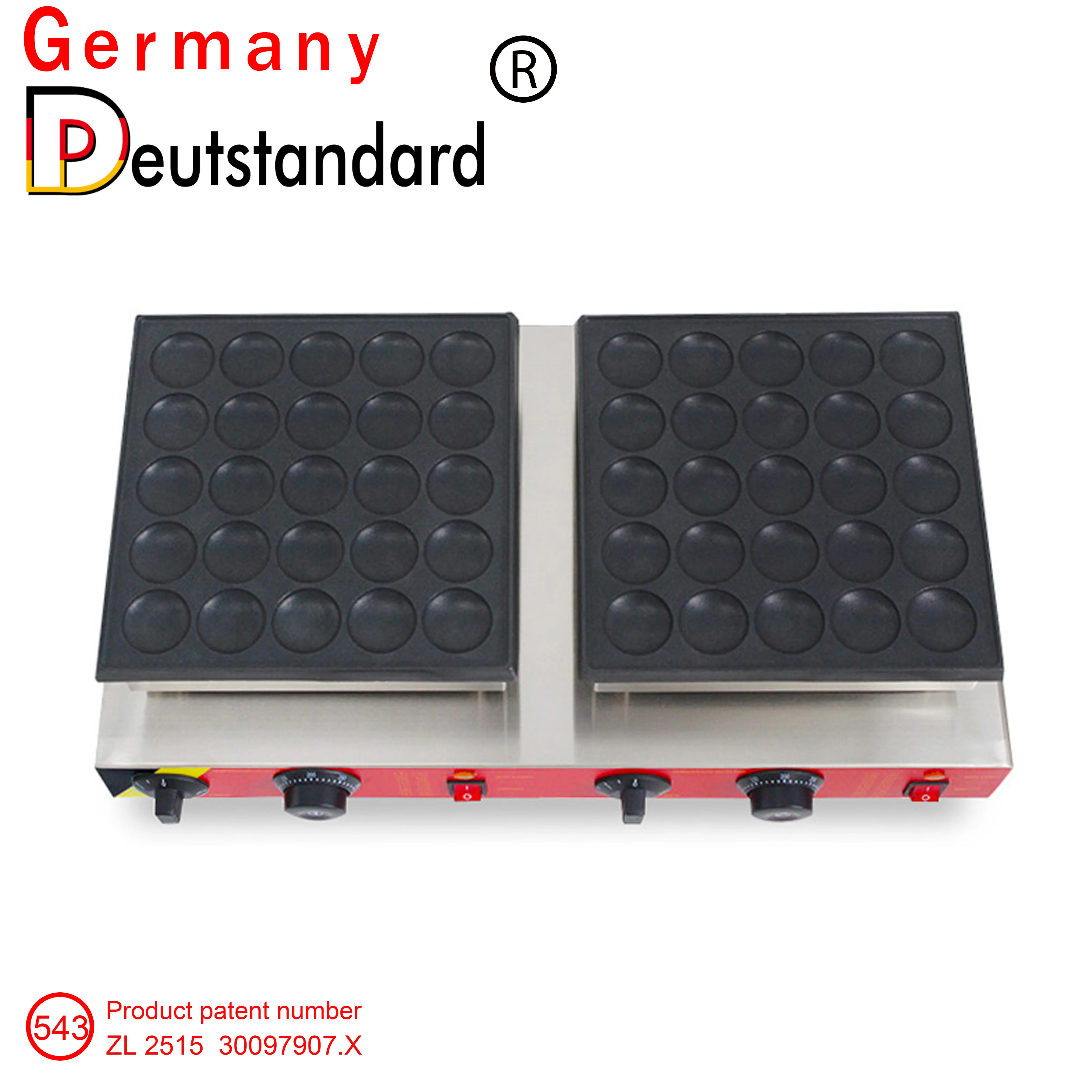 50 Hole Stainless Steel Commercial Muffin Machine Pumpkin Waffle Maker Pancaker Dorayaki Maker Waffle Cone Making Machine