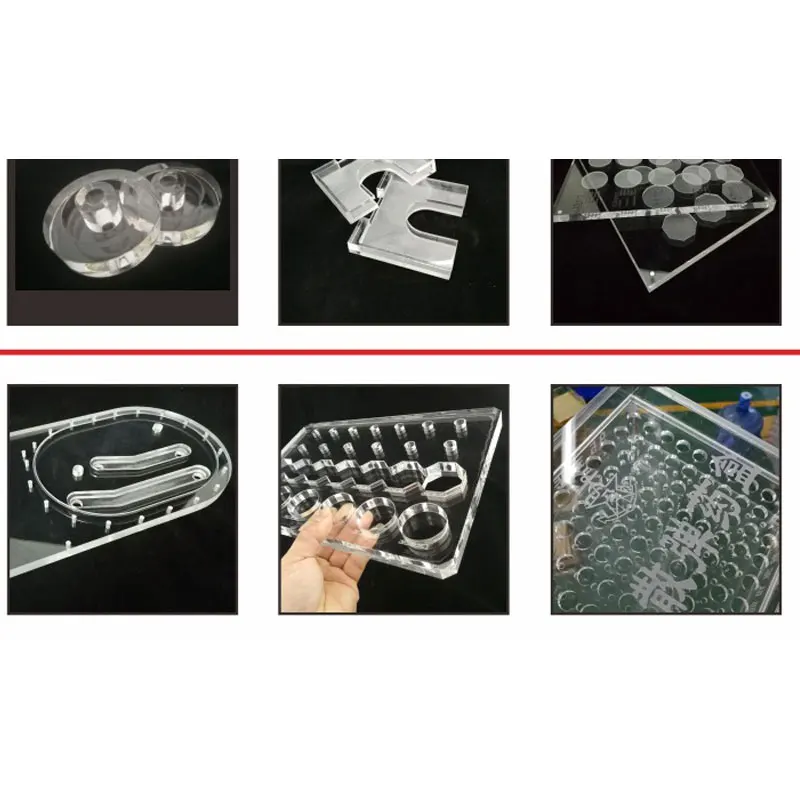 One  piece can also be customized transparent acrylic plate DIY hand material hard plastic display box brand plexiglass plate pr