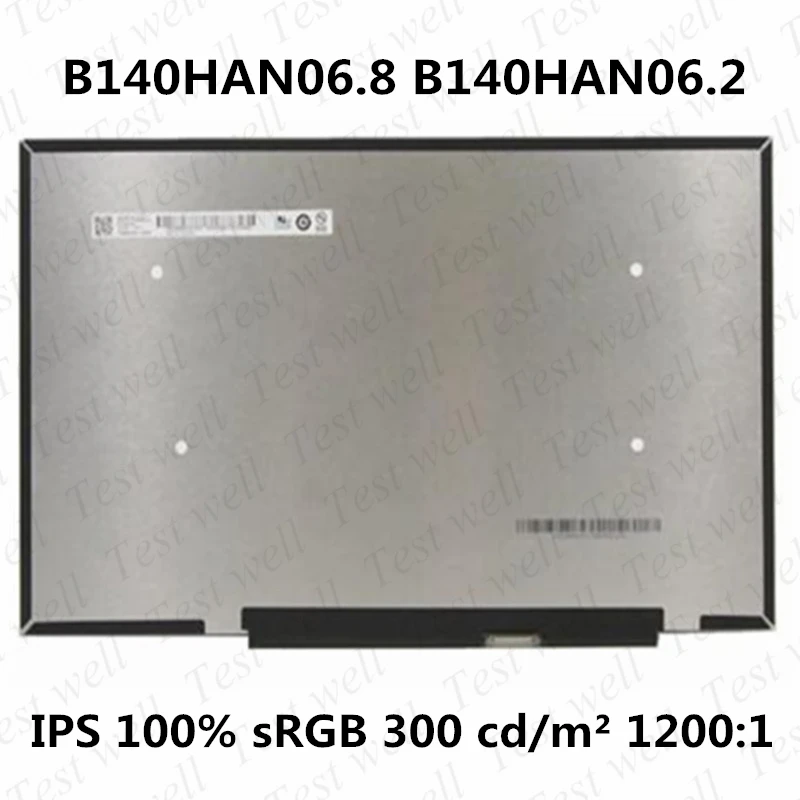 

Original 14" Notebook LCD FHD 1920X1080 30pin compatible B140HAN06.8 B140HAN06.2 LCD Display Screen