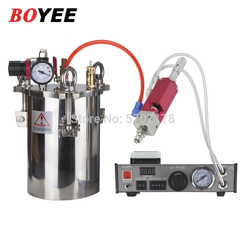 

low viscosity glue Thimble type dispensing valve micrometer dispensing UV glue precision dispenser