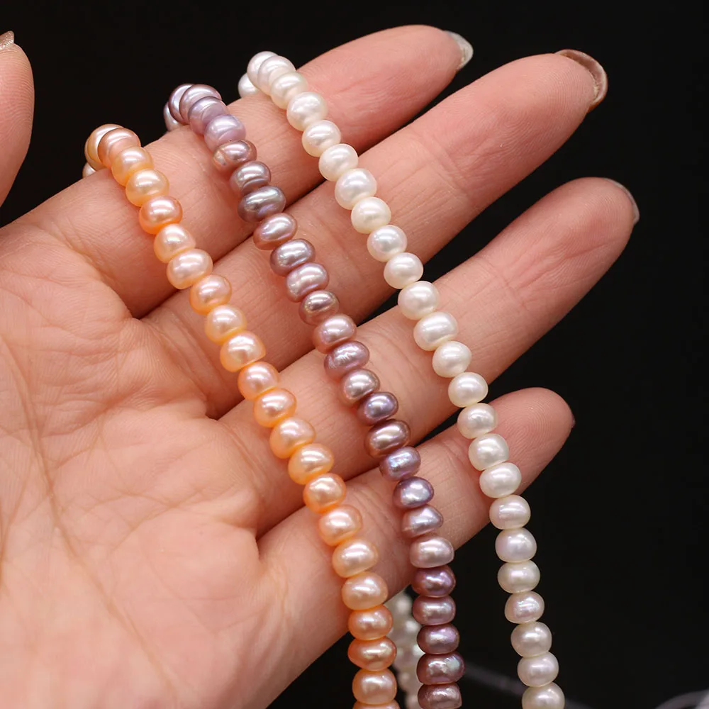 Natural Freshwater Pearl Beads High Quality 36cm Punch Loose Beads DIY Women Elegant Necklace Bracelet for Jewelry Making Gift