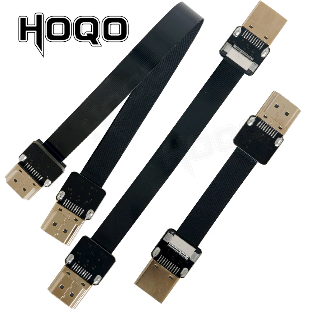 Short HDMI-Compatible FPV HDMI Cable 20cm ultra thin light hdmi Flat Ribbon 5cm flexible for Camera video HDTV 10cm