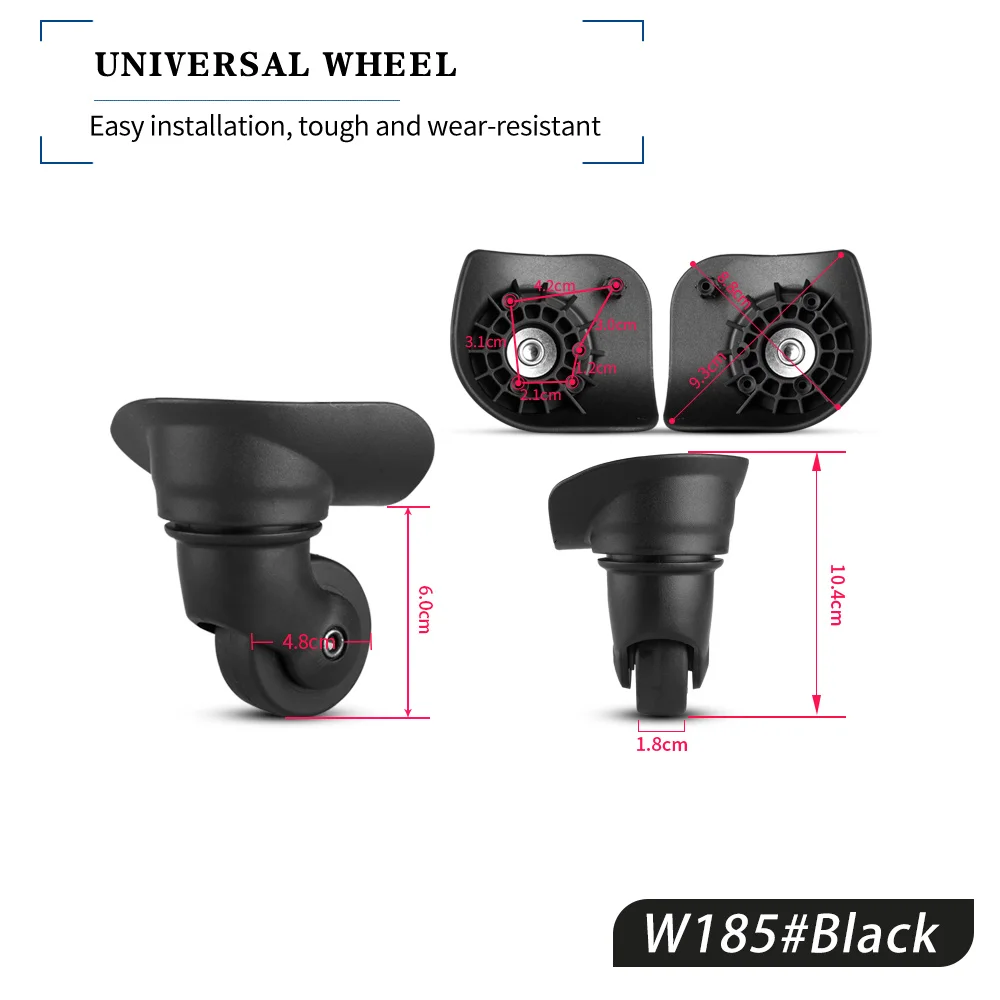 Luggage Universal Wheel Compatible with Meiov47R Accessories Wheel Tool Pull Box Wheel Wheel Silent Wheel Replacement